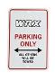 View Parking Only Sign - WRX  Full-Sized Product Image 1 of 3